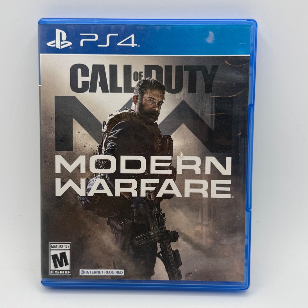 Activision Call of Duty Modern Warfare PS4 Game One Size Blue Excellent Used